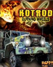 Download 'Hotrod Burning Wheels (176x220) SE K750' to your phone